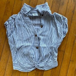 Holiest ButtonUp Top